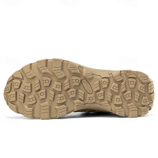 Clearance OUKU Men's Tactical Hiking Boots - Lightweight Desert Combat Boots with Breathable Mesh and Anti-Slip Sole for Outdoor Adventures
