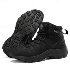 Clearance OUKU Men's Tactical Hiking Boots - Lightweight Desert Combat Boots with Breathable Mesh and Anti-Slip Sole for Outdoor Adventures