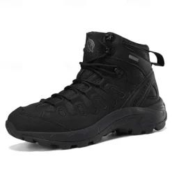 Clearance OUKU Men's Tactical Hiking Boots - Lightweight Desert Combat Boots with Breathable Mesh and Anti-Slip Sole for Outdoor Adventures