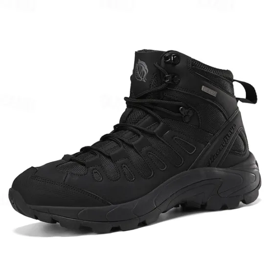 Clearance OUKU Men's Tactical Hiking Boots - Lightweight Desert Combat Boots with Breathable Mesh and Anti-Slip Sole for Outdoor Adventures