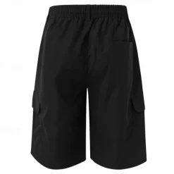 Clearance OUKU Men's Tactical Shorts Cargo Shorts Shorts Drawstring Elastic Waist Multi Pocket Plain Wearable Short Outdoor Daily Camping & Hiking Fashion Classic Black Navy Blue