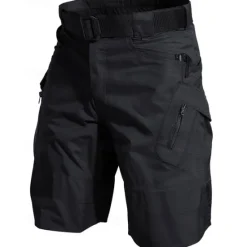 New OUKU Men's Tactical Shorts Cargo Shorts Shorts Summer Shorts Hiking Shorts Multi Pocket Zipper Pockets Plain Comfort Wearable Knee Length Outdoor Sport Daily Fashion Casual Black Brown