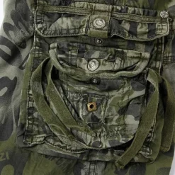 Sale OUKU Men's Tactical Shorts Cargo Shorts Camo Shorts Shorts Buttons Multi Pocket Camo Camouflage Wearable Knee Length Outdoor Daily Camping & Hiking Fashion Classic Camouflage Blue Camouflage Gray