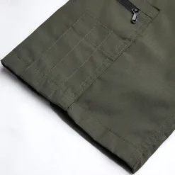 Outlet OUKU Men's Tactical Shorts Cargo Shorts Shorts Buttons Multi Pocket Color Block Comfort Wearable Short Casual Daily Holiday Fashion Classic Black Green