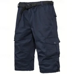 Outlet OUKU Men's Tactical Shorts Cargo Shorts Shorts Hiking Shorts Buttons Multi Pocket Plain Wearable Short Outdoor Daily Going out Fashion Classic Black Army Green