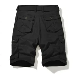 Best OUKU Men's Tactical Shorts Cargo Shorts Print Multi Pocket Cross Jesus Comfort Knee Length Sports Outdoor Camping & Hiking Fashion Designer Black Army Green Micro-elastic