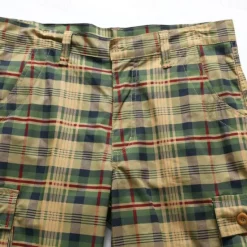 Outlet OUKU Men's Tactical Shorts Cargo Shorts Shorts Pocket Plaid Comfort Breathable Outdoor Daily Going out Fashion Casual Green Khaki