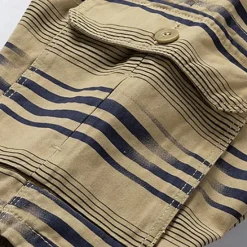 Discount OUKU Men's Tactical Shorts Cargo Shorts Shorts Buttons Multi Pocket Stripe Wearable Short Outdoor Daily Camping & Hiking Fashion Classic Black Army Green