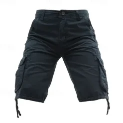 Outlet OUKU Men's Tactical Shorts Cargo Shorts Shorts Buttons Multi Pocket Plain Wearable Knee Length Outdoor Daily Camping & Hiking Fashion Classic Black Army Green