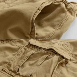 Best OUKU Men's Tactical Shorts Cargo Shorts Shorts Buttons Multi Pocket Plain Wearable Short Outdoor Daily Camping & Hiking Fashion Classic White Royal Blue