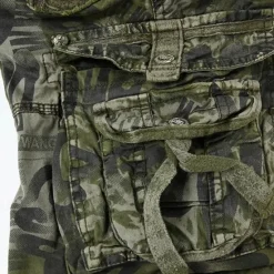 New OUKU Men's Tactical Shorts Cargo Shorts Camo Shorts Shorts Buttons Multi Pocket Camo Camouflage Wearable Knee Length Outdoor Daily Camping & Hiking Fashion Classic Camouflage Blue Camouflage Gray
