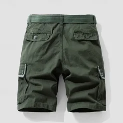 Outlet OUKU Men's Tactical Shorts Cargo Shorts Shorts Buttons Multi Pocket Plain Wearable Short Outdoor Daily Going out Fashion Classic Black Army Green