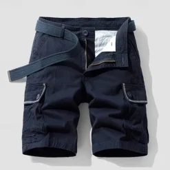 Outlet OUKU Men's Tactical Shorts Cargo Shorts Shorts Buttons Multi Pocket Plain Wearable Short Outdoor Daily Going out Fashion Classic Black Army Green