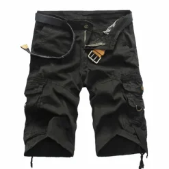 Outlet OUKU Men's Tactical Shorts Cargo Shorts Camo Shorts Summer Shorts Solid Color Camo / Camouflage Ripstop Breathable Shorts Military Black Army Green