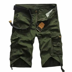 Outlet OUKU Men's Tactical Shorts Cargo Shorts Camo Shorts Summer Shorts Solid Color Camo / Camouflage Ripstop Breathable Shorts Military Black Army Green