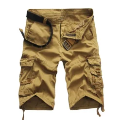 Outlet OUKU Men's Tactical Shorts Cargo Shorts Camo Shorts Summer Shorts Solid Color Camo / Camouflage Ripstop Breathable Shorts Military Black Army Green