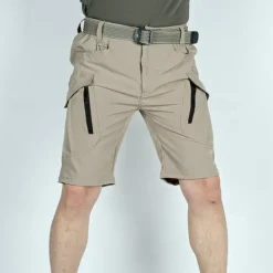 New OUKU Men's Tactical Shorts Cargo Shorts Zipper Pocket Plain Waterproof Breathable Outdoor Daily Going out Fashion Casual Black Green