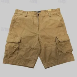Best OUKU Men's Tactical Shorts Cargo Shorts Shorts Buttons Multi Pocket Plain Camouflage Wearable Knee Length Outdoor Daily Camping & Hiking Fashion Classic Camouflage khaki White