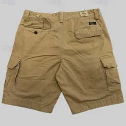 Best OUKU Men's Tactical Shorts Cargo Shorts Shorts Buttons Multi Pocket Plain Camouflage Wearable Knee Length Outdoor Daily Camping & Hiking Fashion Classic Camouflage khaki White