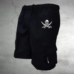 New OUKU Men's Tactical Shorts Cargo Shorts Shorts Drawstring Elastic Waist Multi Pocket Skull Wearable Short Outdoor Daily Camping & Hiking Fashion Classic Black Army Green