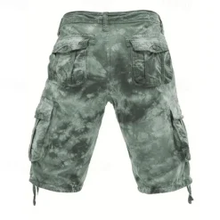 New OUKU Men's Tactical Shorts Cargo Shorts Camo Shorts Shorts Buttons Multi Pocket Camo Camouflage Wearable Short Outdoor Daily Camping & Hiking Fashion Classic Black Yellow