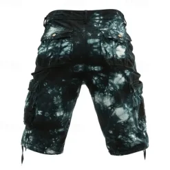 New OUKU Men's Tactical Shorts Cargo Shorts Camo Shorts Shorts Buttons Multi Pocket Camo Camouflage Wearable Short Outdoor Daily Camping & Hiking Fashion Classic Black Yellow