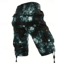 New OUKU Men's Tactical Shorts Cargo Shorts Camo Shorts Shorts Buttons Multi Pocket Camo Camouflage Wearable Short Outdoor Daily Camping & Hiking Fashion Classic Black Yellow