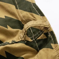 Clearance OUKU Men's Tactical Shorts Cargo Shorts Shorts Buttons Multi Pocket Stripe Wearable Knee Length Outdoor Daily Camping & Hiking Fashion Classic Black Army Green