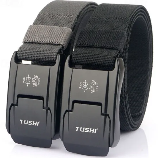 OUKU Men's Tactical Tactical Belt Nylon Web Belt Nylon Belt ArmyGreen Black Nylon