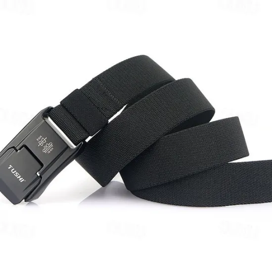 OUKU Men's Tactical Tactical Belt Nylon Web Belt Nylon Belt ArmyGreen Black Nylon