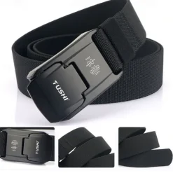 OUKU Men's Tactical Tactical Belt Nylon Web Belt Nylon Belt ArmyGreen Black Nylon