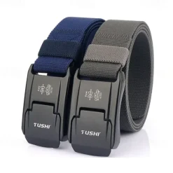 OUKU Men's Tactical Tactical Belt Nylon Web Belt Nylon Belt ArmyGreen Black Nylon