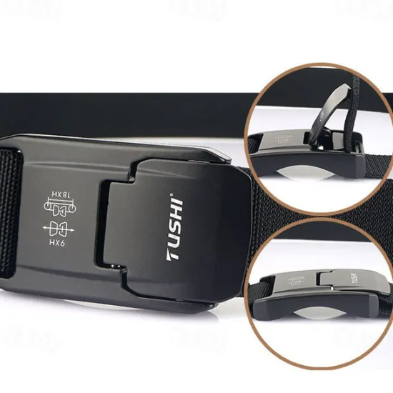 OUKU Men's Tactical Tactical Belt Nylon Web Belt Nylon Belt ArmyGreen Black Nylon