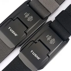 OUKU Men's Tactical Tactical Belt Nylon Web Belt Nylon Belt ArmyGreen Black Nylon