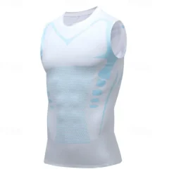 OUKU Men's Tank Top Fitness Tank Tank Undershirt Crew Neck Sleeveless Sport Casual Daily Gym Breathable Soft Color Block Black White Activewear Fashion Basic