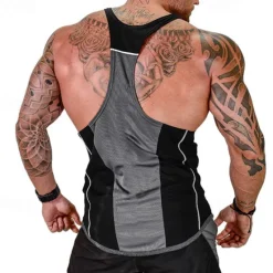 Hot OUKU Men's Tank Top Tank Undershirt Crew Neck Sleeveless Sport Casual Daily Gym Breathable Soft Plain Black White Activewear Fashion Basic