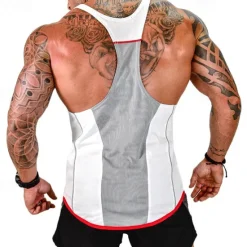 Hot OUKU Men's Tank Top Tank Undershirt Crew Neck Sleeveless Sport Casual Daily Gym Breathable Soft Plain Black White Activewear Fashion Basic