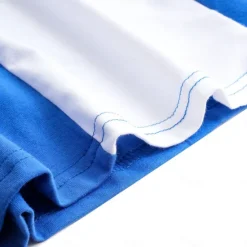 OUKU Men's Tank Top Vest Top Sleeveless Shirt Gym Muscle Tee Sleeveless Crew Neck Summer Color Block Fashion Designer Muscle Patchwork Outdoor Going out Gym White Blue Orange Top Tee for Men