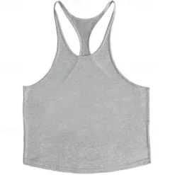 Online OUKU Men's Tank Top Vest Top Undershirt Sleeveless Shirt Sleeveless Crew Neck Spring & Summer Plain Fashion Designer Basic Vacation Street Going out Black White Yellow Top Tee for Men