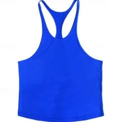 Online OUKU Men's Tank Top Vest Top Undershirt Sleeveless Shirt Sleeveless Crew Neck Spring & Summer Plain Fashion Designer Basic Vacation Street Going out Black White Yellow Top Tee for Men