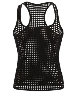 Online OUKU Men's Tank Top Vest Top Undershirt Sleeveless Shirt Round Neck Solid Colored Mesh Gym Black White Yellow Top Tee for Men