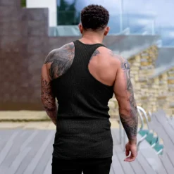 Best OUKU Men's Tank Top Vest Top Undershirt Sleeveless Shirt Sleeveless Crew Neck Summer Plain Sports Fashion Lightweight Vacation Casual Holiday Black White Red Top Tee for Men