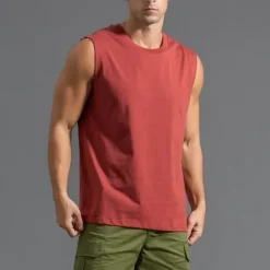 Best OUKU Men's Tank Top Vest Top Undershirt Sleeveless Shirt Sleeveless Crew Neck Summer Plain Fashion Designer Basic Classic Vacation Street Going out Black White Light Green Top Tee for Men
