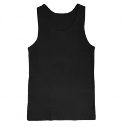 Discount OUKU Men's Tank Top Vest Top Undershirt Sleeveless Shirt Sleeveless U Neck Spring & Summer Plain Fashion Designer Vacation Street Going out Black White Top Tee for Men