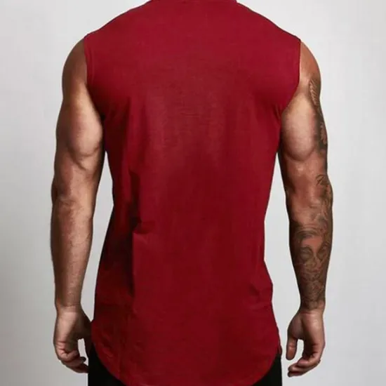 Online OUKU Men's Tank Top Vest Top Undershirt Sleeveless V Neck Summer Plain Fashion Muscle Workout Vacation Sport Daily Black White Wine Top Tee for Men