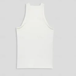 Discount OUKU Men's Tank Top Vest Top Undershirt Ribbed Knit tee Sleeveless Square Summer Plain Fashion Streetwear Bodybuilding Fitness Sports & Outdoor Athleisure Black White Pink Top Tee for Men