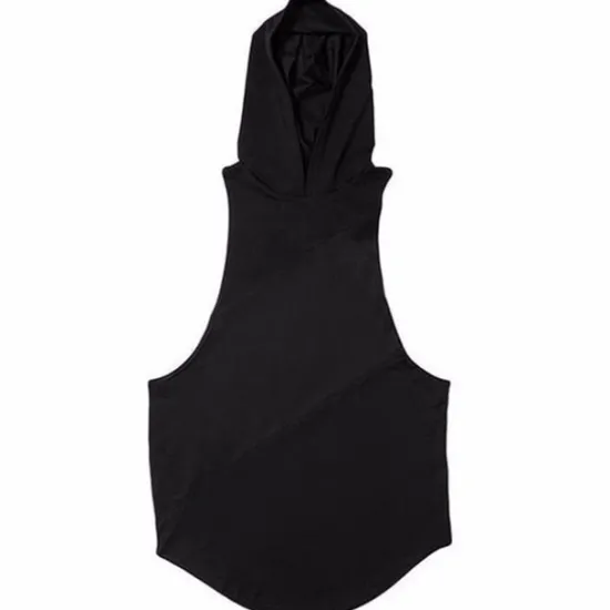 Sale OUKU Men's Tank Top Vest Top Undershirt Sleeveless Shirt Sleeveless Hooded Summer Plain Sports Fashion Lightweight Vacation Casual Holiday Black White Army Green Top Tee for Men