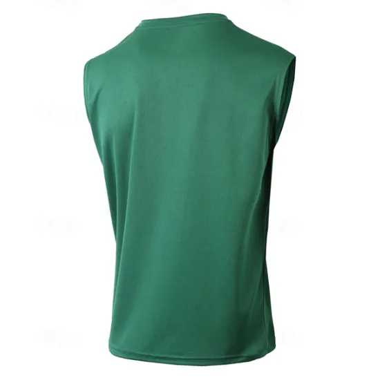 OUKU Men's Tank Top Vest Top Undershirt Sleeveless Shirt Sleeveless Crew Neck Summer Plain Fashion Designer Basic Vacation Street Going out Black White Wine Top Tee for Men