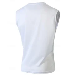 OUKU Men's Tank Top Vest Top Undershirt Sleeveless Shirt Sleeveless Crew Neck Summer Plain Fashion Designer Basic Vacation Street Going out Black White Wine Top Tee for Men