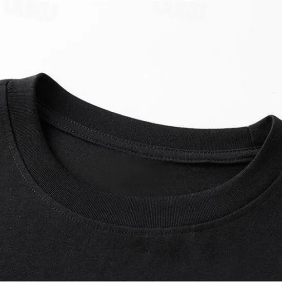 Online OUKU Men's Tank Top Vest Top Undershirt Sleeveless Shirt Sleeveless Crewneck Summer Plain Fashion Designer Vacation Street Going out Black White Khaki Top Tee for Men